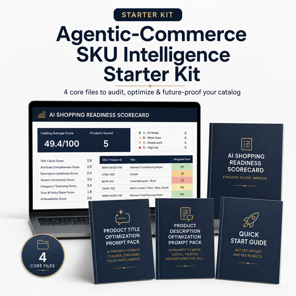 Agentic-Commerce SKU Intelligence Starter Kit